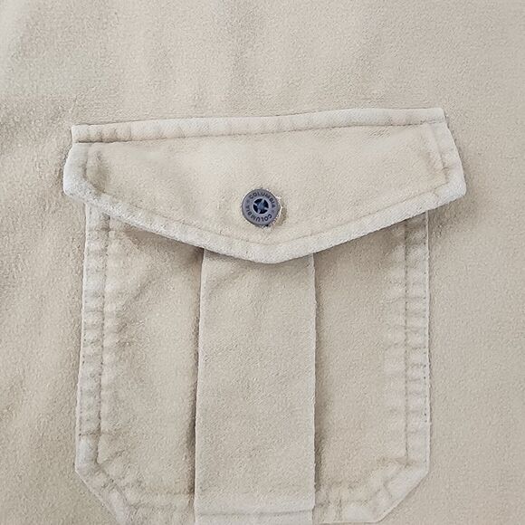 Vintage Columbia Shirt Mens XL Tan Chamios Flannel Button Up Heavyweight Work - Picture 13 of 16